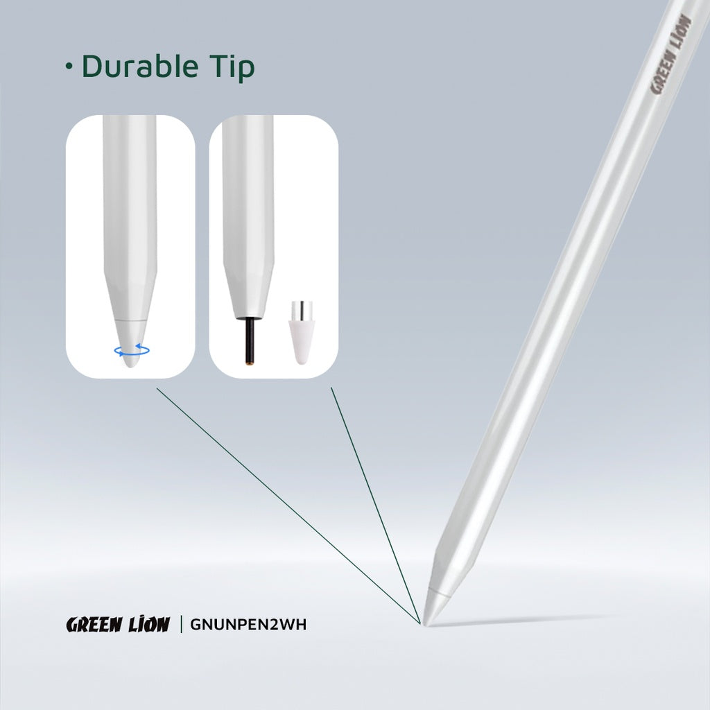 Green Lion Universal Pencil 2 - White Green Lion Universal Pencil 2 - White